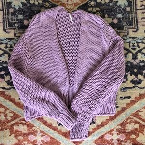 Free People Glow For It Chunky Cardigan